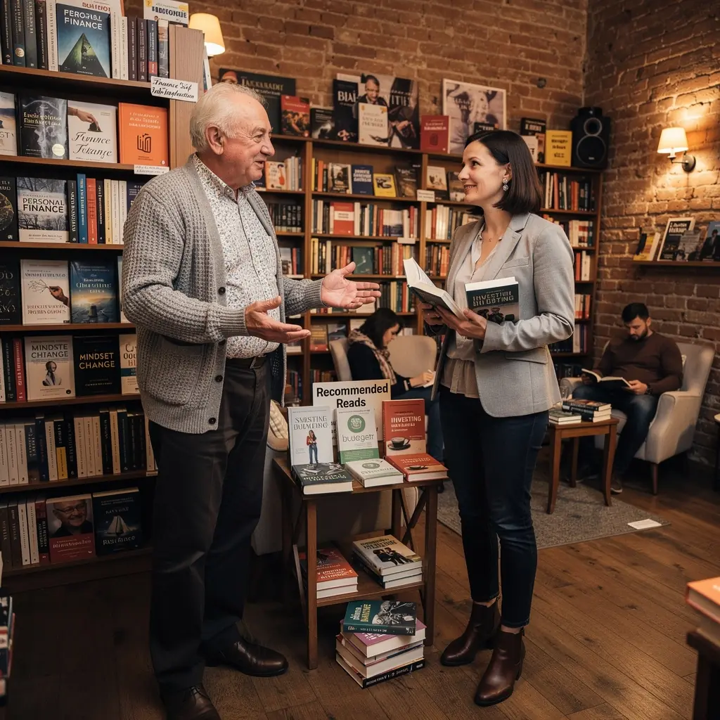 Egy pénzügyi szakértő, aki tanácsokat ad a pénzkezelésről.