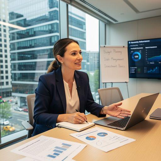 Könyvek sorozata, amelyek segítenek a személyes pénzügyek kezelésében.